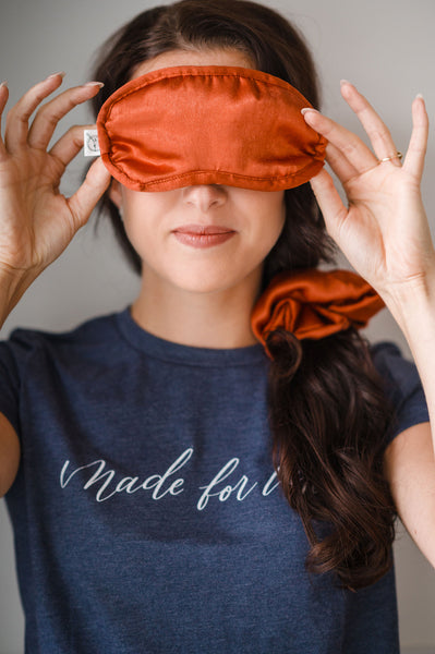 Silent Night Sleep Mask & Scrunchie Set