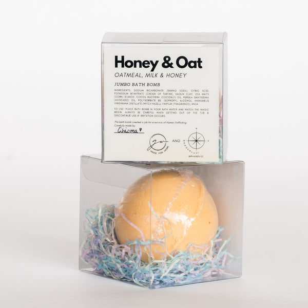Honey & Oat - Jumbo Bath Bomb