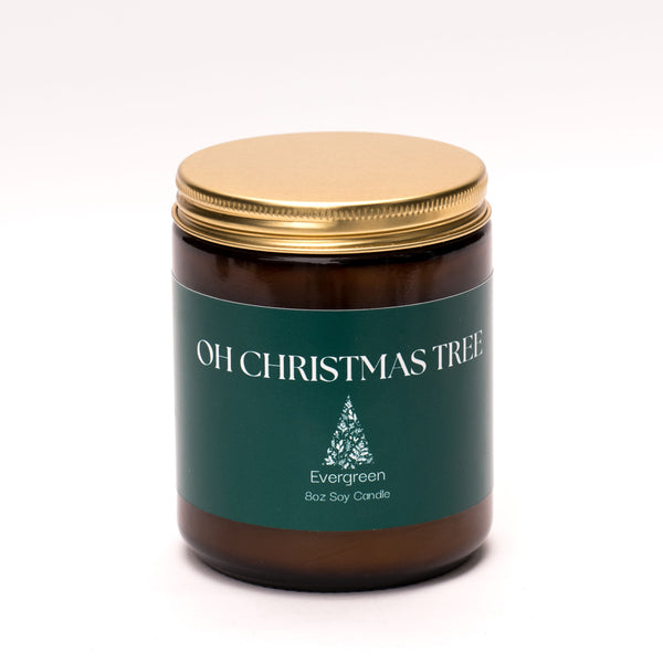 Oh Christmas Tree Candle 8oz