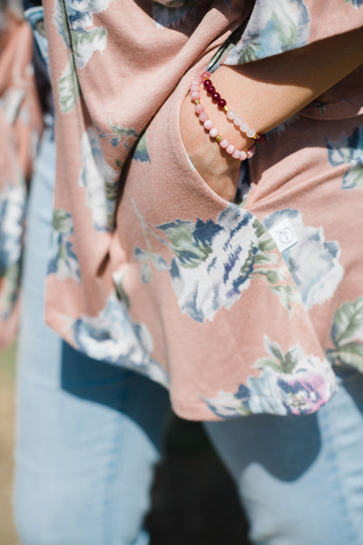 Apricot Floral Kimono