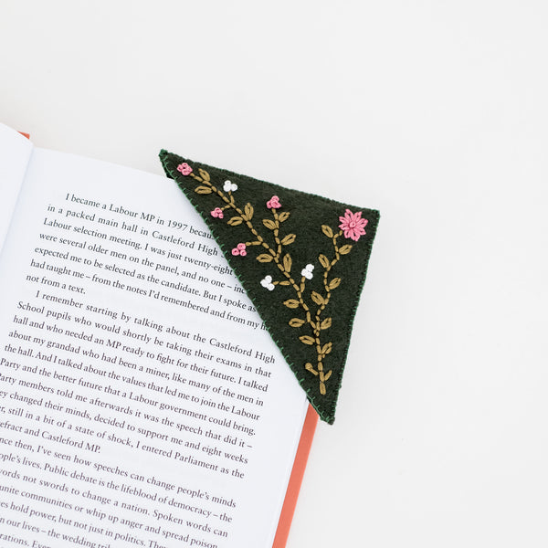 Secret Garden Embroidered Bookmarks