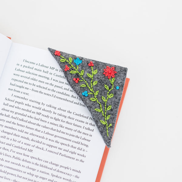 Secret Garden Embroidered Bookmarks
