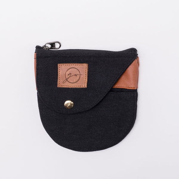 Monochrome  Bloom Coin Purse