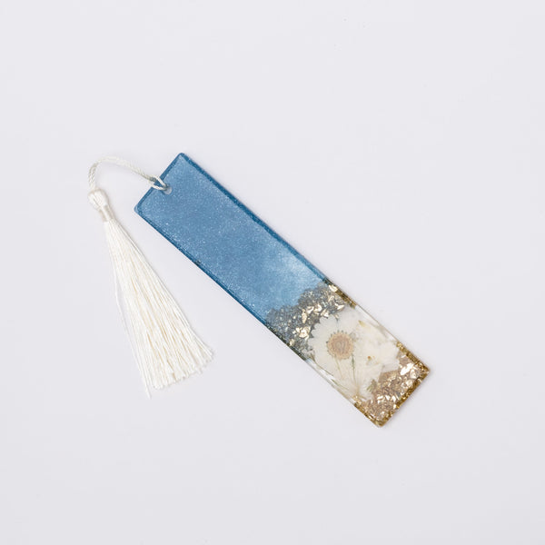 Sapphire Petals Bookmark