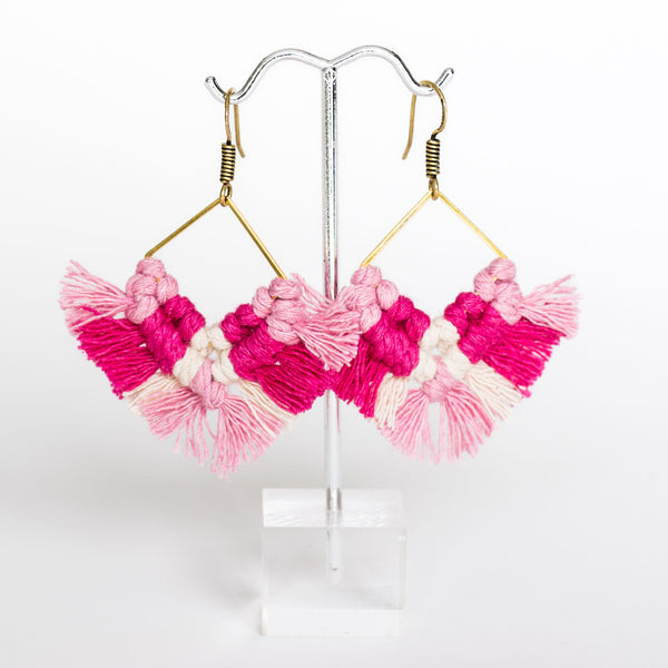 Bloom Macrame Earrings