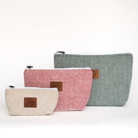 Evergreen Zipper Pouch Set