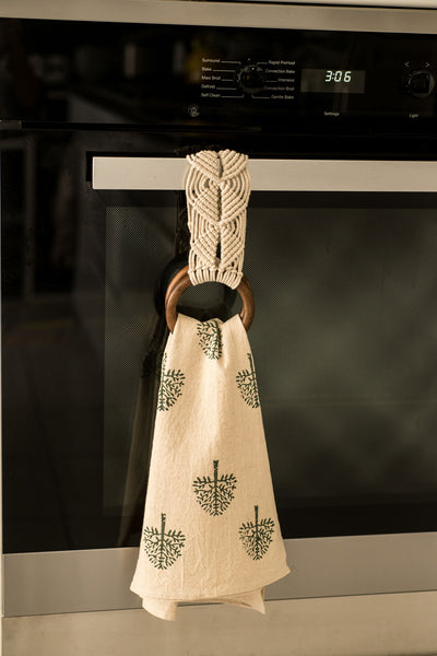 Macrame Tea-Towel Holder