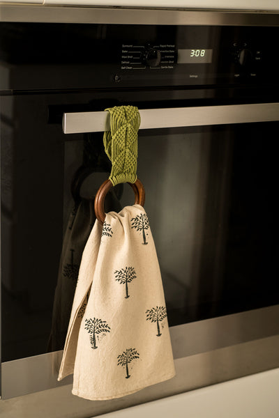 Macrame Tea-Towel Holder