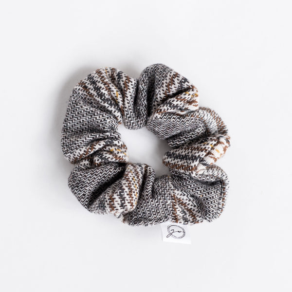 Pumpkin Plaid Scrunchie