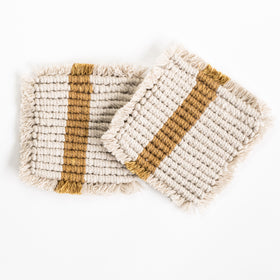 Oak Square Coaster 2 pack