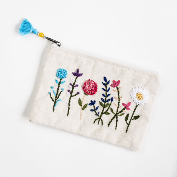 Wildflower Fields Zipper Pouch