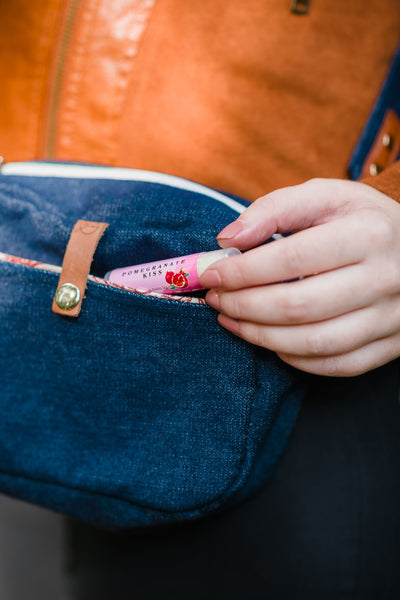 Indigo Sling Belt it Bag