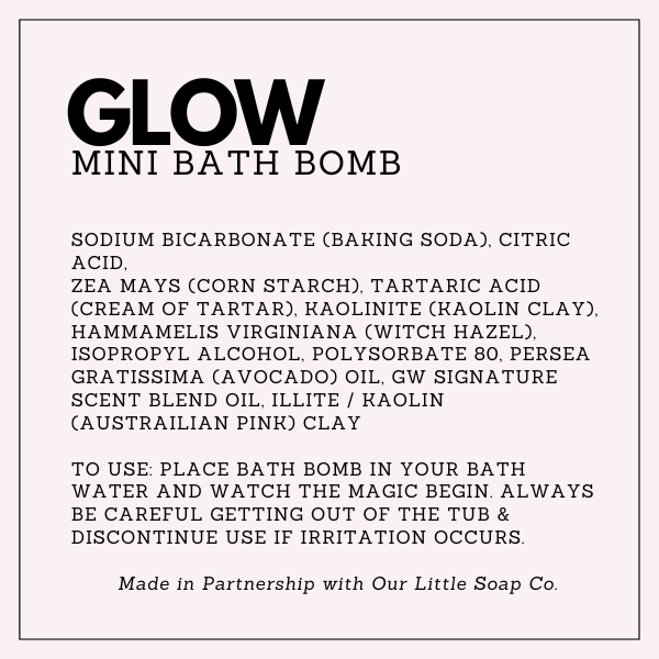 Glow Mini Bath Bomb
