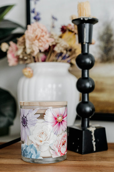 Bloom 10oz Floral Jar