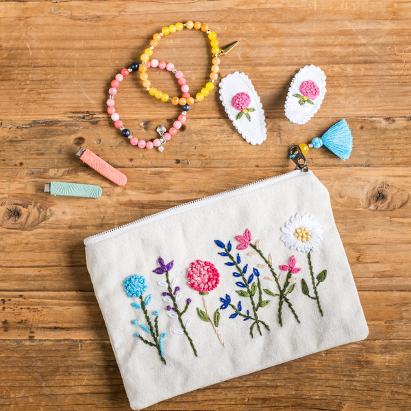 Wildflower Fields Zipper Pouch
