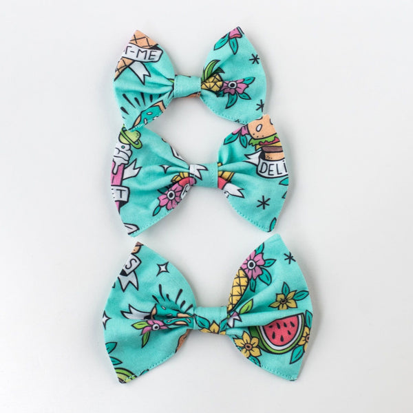 "Let's Eat" Pet Bow Tie