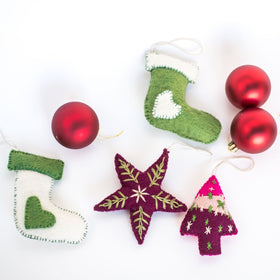 Felt Christmas Ornaments