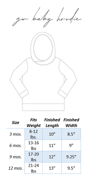 Baby Fashion, Baby Style, Baby Line, Baby Clothes, Handmade, Designed and Made by survivors of Human Trafficking, Made by moms for moms, Made in Canada, Made in Nepal, ethically made, textile products, products of hope, sewn with purpose, size chart